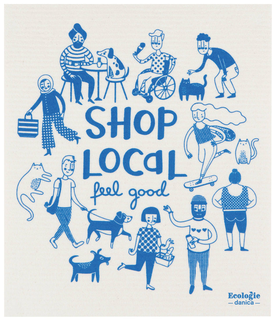 Shop Local Large Swedish Dishcloth