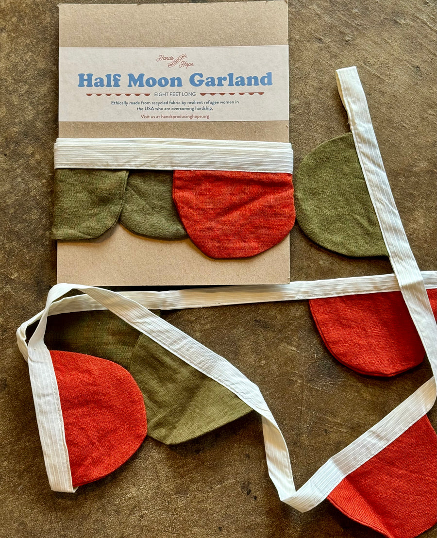 Holiday Half Moon Garland