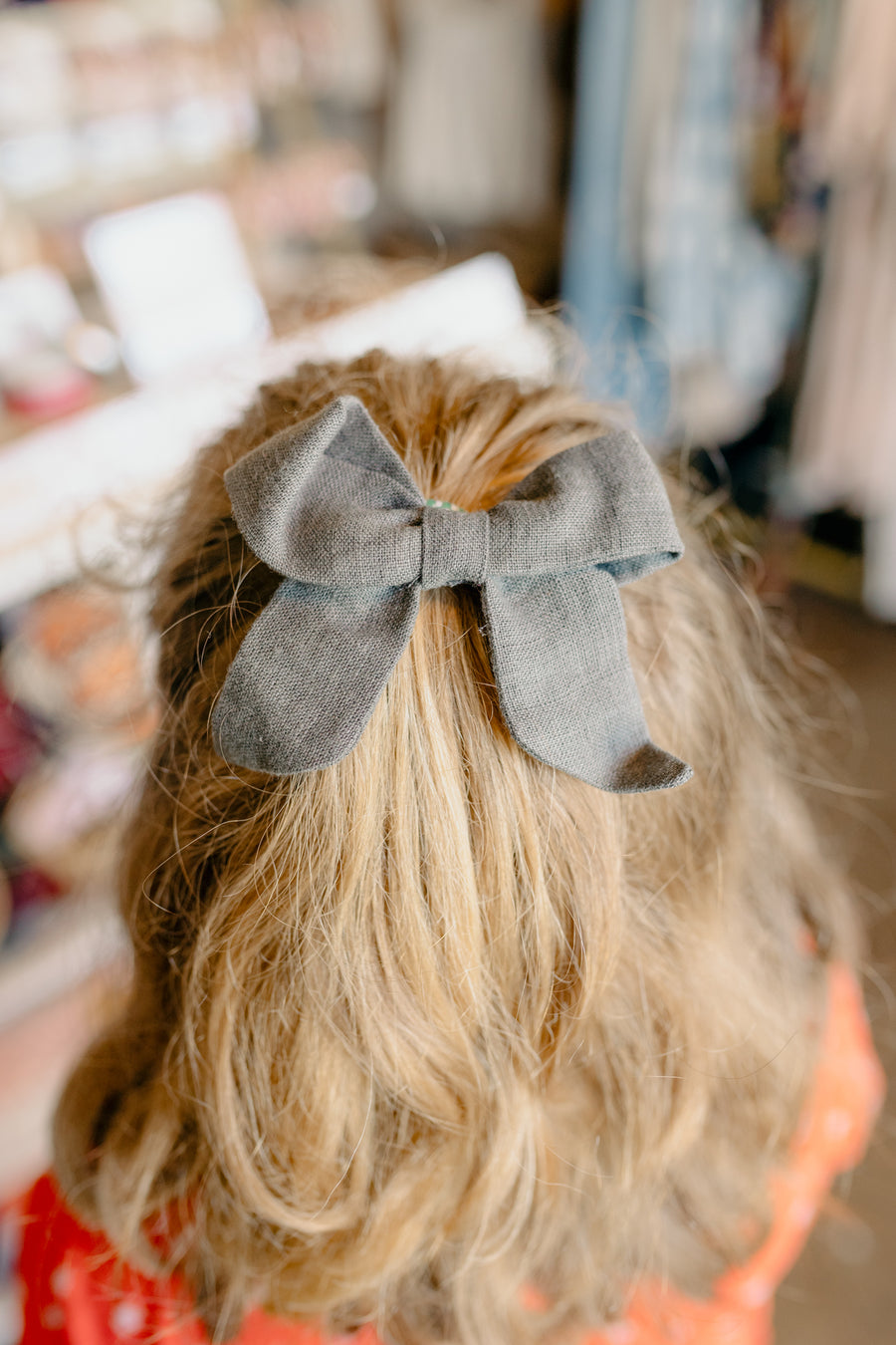 Handmade Linen Bow