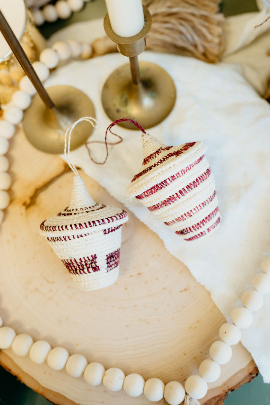 Peace Basket Ornament