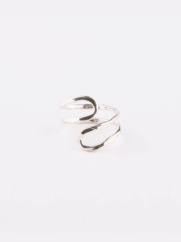 Meander Silver Ring