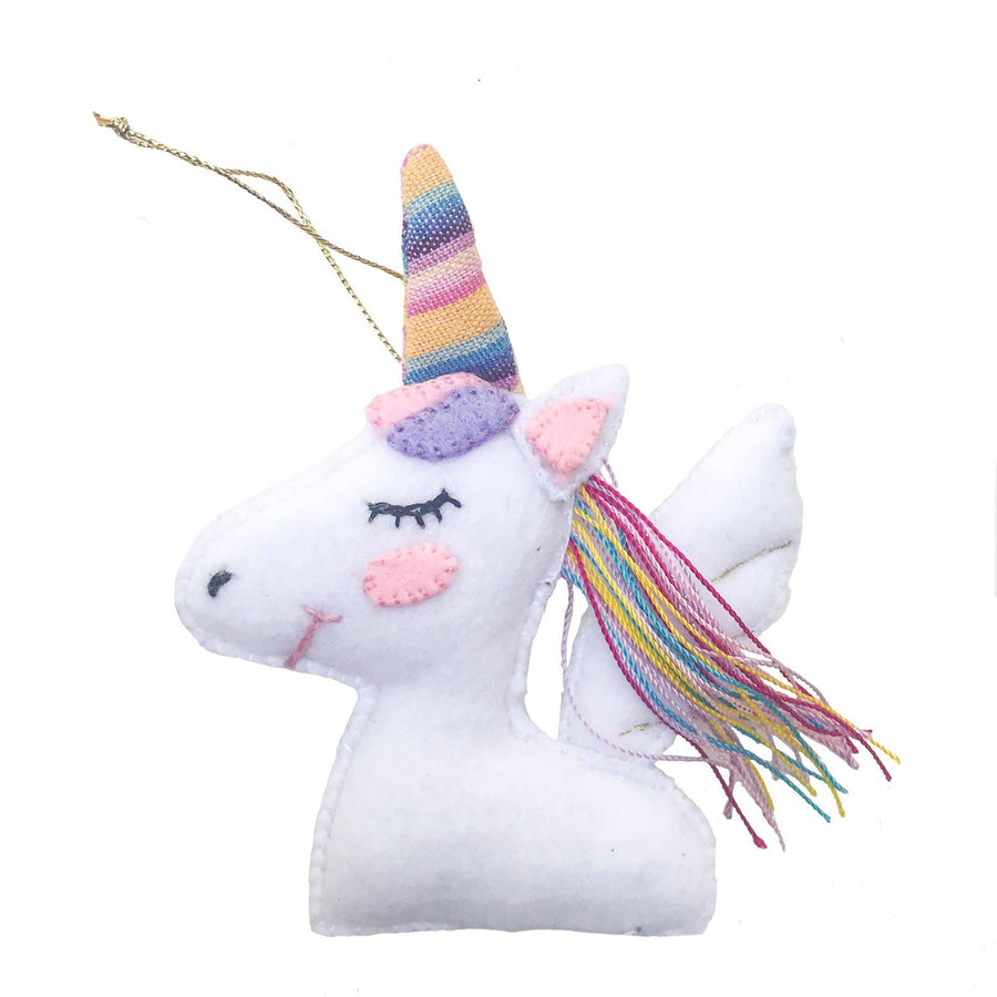 Felt Unicorn Ornament