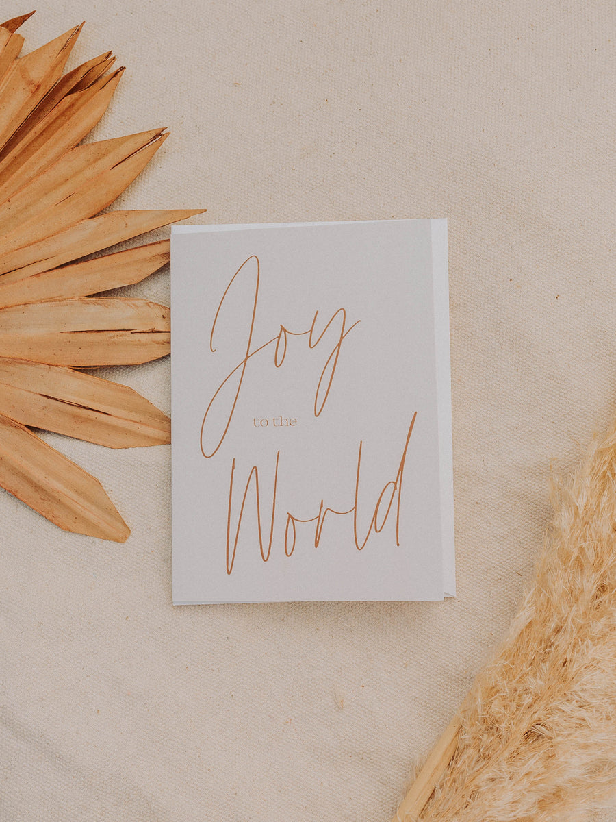 Joy to the World Card