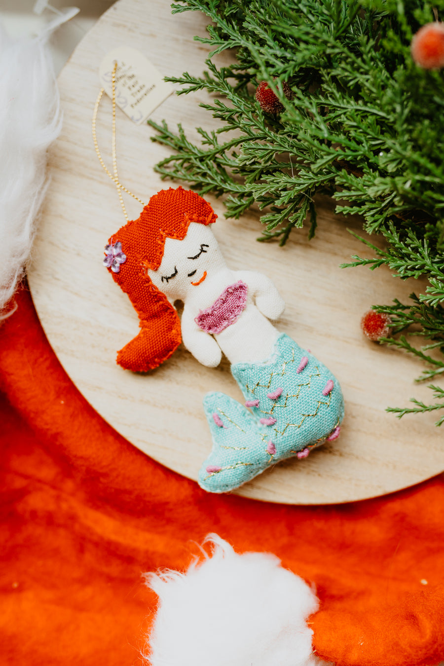 Felt Mermaid Ornament