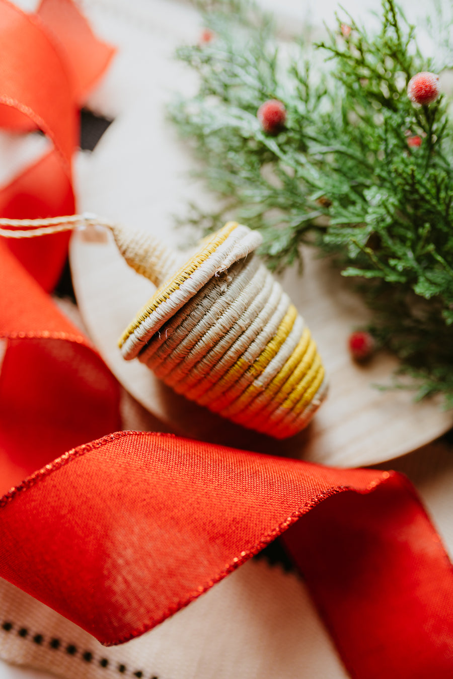 Peace Basket Ornament